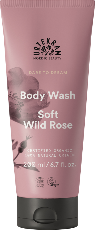 Soft Wild Rose Body Wash EKO 6x200ml Urtekram
