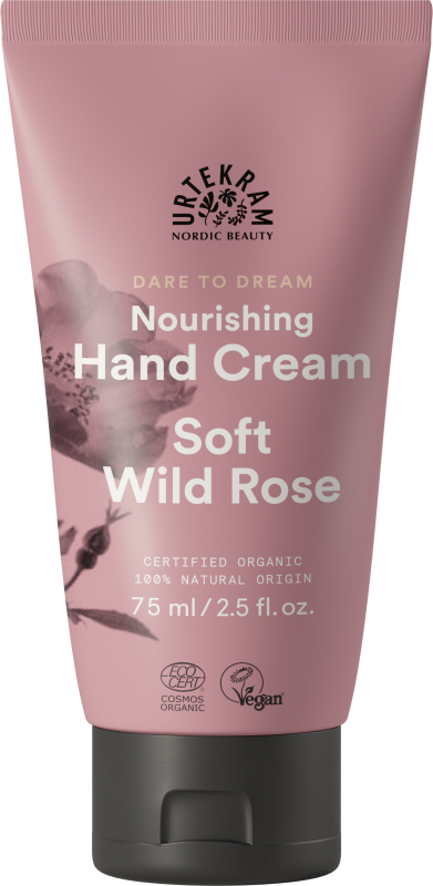 Soft Wild Rose Hand Cream EKO 2x75ml Urtekram
