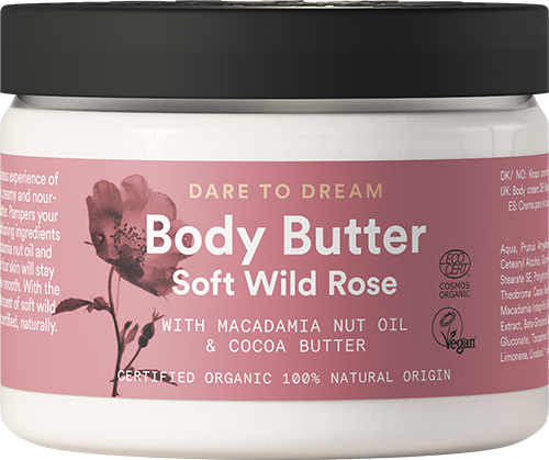 Soft Wild Rose Body Butter EKO 2x150ml Urtekram