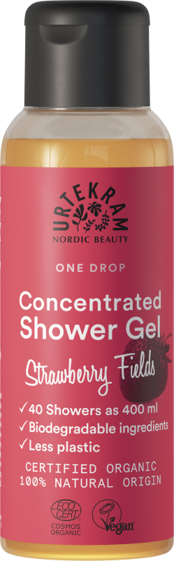 Shower Gel Strawberry Fields EKO 2x100ml Urtekram
