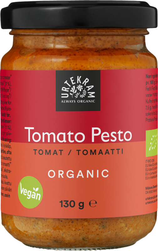 Röd Tomat Pesto EKO 6x130g Urtekram