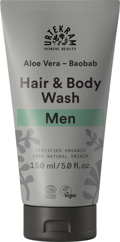 Men Hair & Body Wash EKO 6x150ml Urtekram