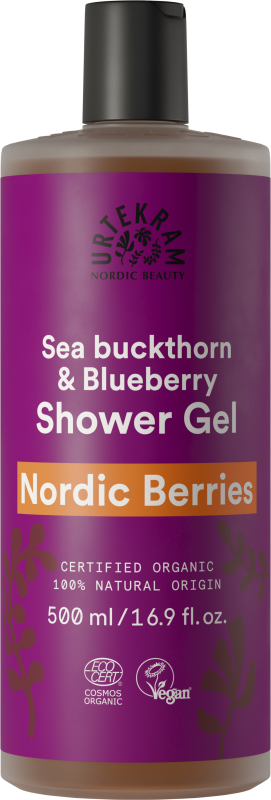 Nordic Berries Shower Gel EKO 6x500ml Urtekram