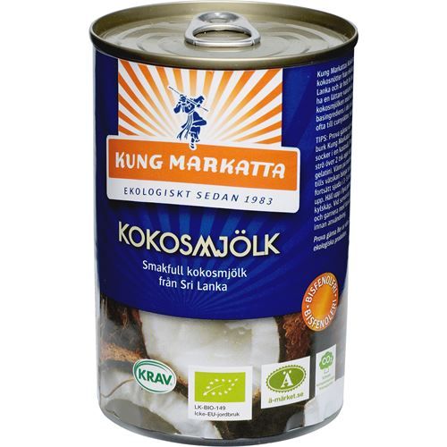 Kokosmjölk 2x400ml Eko Kung Markatta