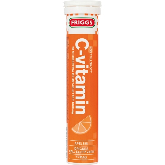 C-vitamin Apelsin 12x20tabletter FRIGGS