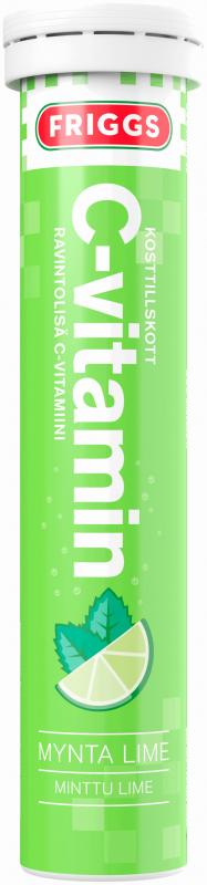 C-vitamin Mynta/Lime 12x20tabletter FRIGGS
