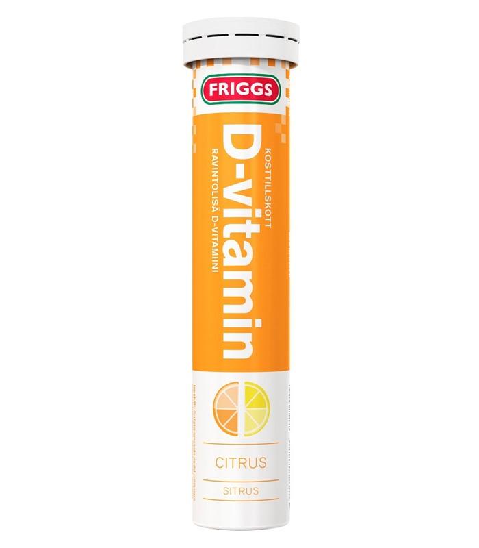 D-vitamin Citrus 20tbl 1x100 Friggs