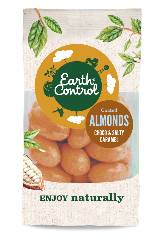 Chokomandlar Salt Caramel 3x125g Earth Control