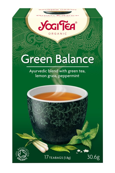 Te Green Balance KRAV 6x17påsar Yogi Tea