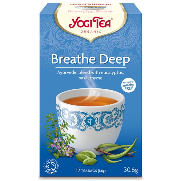 Te Breathe Deep KRAV 2x17påsar Yogi Tea