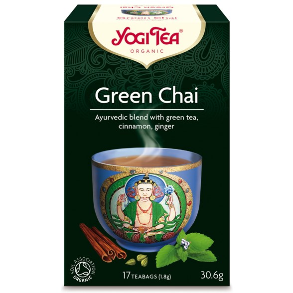 Te Green Chai KRAV 6x17påsar Yogi Tea