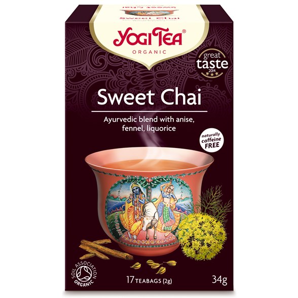 Te Sweet Chai KRAV 6x17påsar Yogi Tea