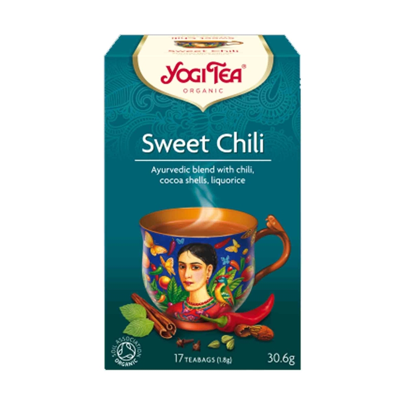 Te Sweet Chili KRAV 6x17påsar Yogi Tea