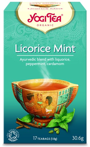 Te Licorice Mint KRAV 2x17påsar Yogi Tea