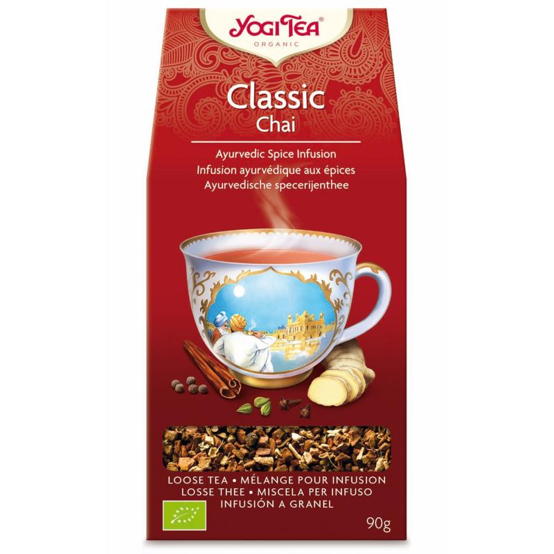 Te Classic Chai Lösvikt KRAV 8x90g Yogi Tea
