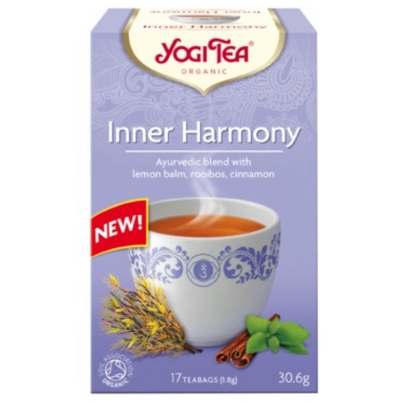 Te Inner Harmony KRAV 6x17påsar Yogi Tea