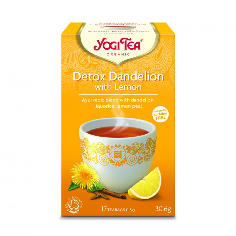 Detox Dandelion Lemon EKO 6x17påsar Yogi Tea