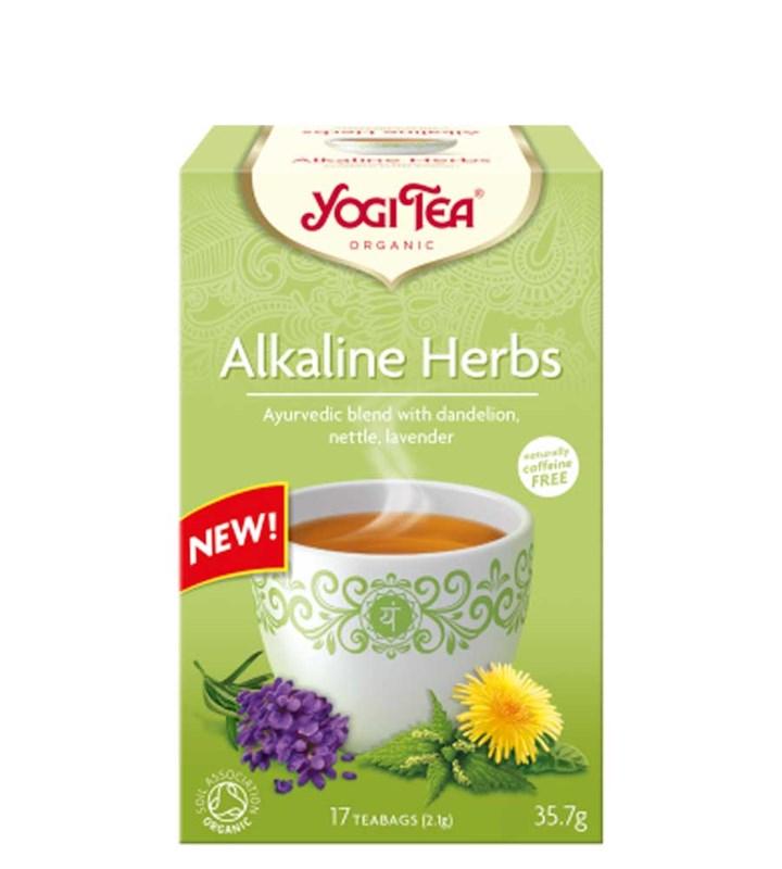Te Alkaline Herbs KRAV 6x17påsar Yogi Tea