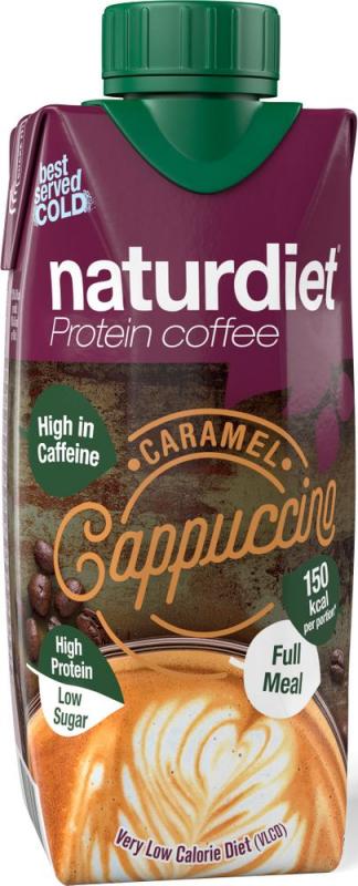 Proteinkaffe Caramel Cappucino 12x330ml Naturdiet