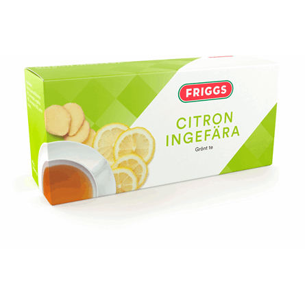 Te Citron/Ingefära 12x20påsar FRIGGS
