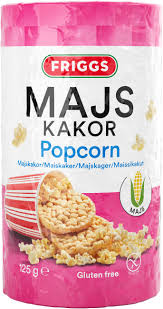Majskakor Popcorn 12x125g FRIGGS