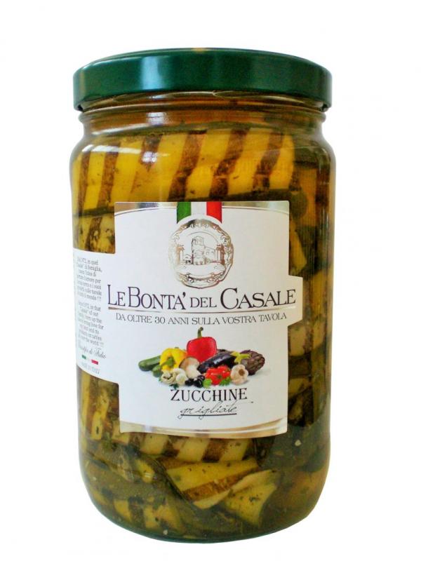 Zucchine Grillad I Olja 3x1,55kg LeBonta Del Casale