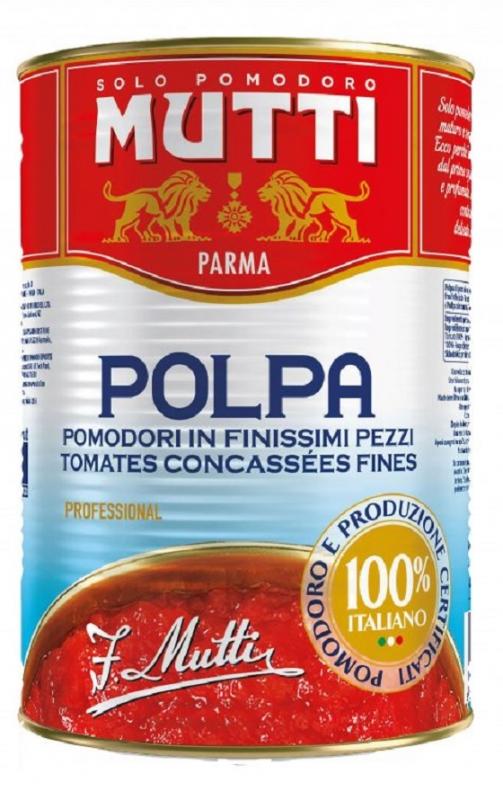 Tomater Polpa Finkrossade 1x4,05kg Mutti