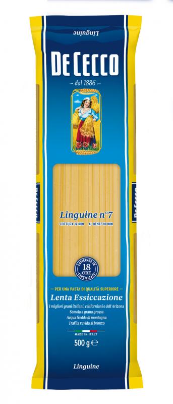 Pasta Linguine Durum 3x500g De Cecco