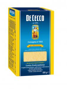 Pasta Lasagne Durum 12x500g De Cecco