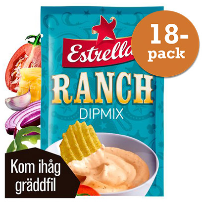 Ranch Dipmix 18x24g Estrella
