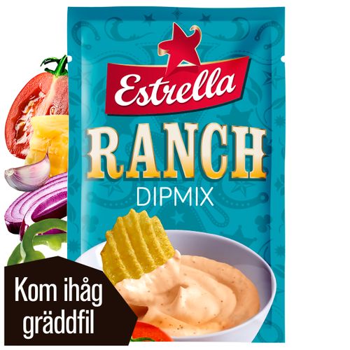 Ranch Dipmix 1x24g Estrella KORT HÅLLBARHET