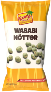 Wasabinötter 13x110g Exotic Snacks