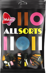 Allsorts Lakritskonfekt 3x400g Cloetta