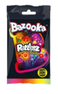Bazooka Rattlers Fruit 24x40g GSD AB