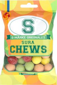 S-märke Chews Sura 18x70g Candy People