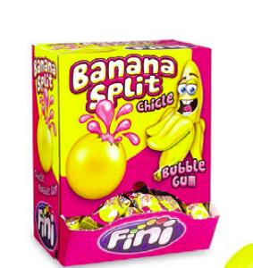 Fini Banana Split Gum 200x5g Cab Candinavia