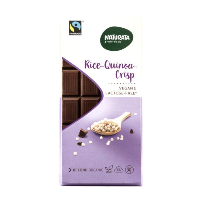 Choklad Quinoa Crisp Eko 11x100g Naturata
