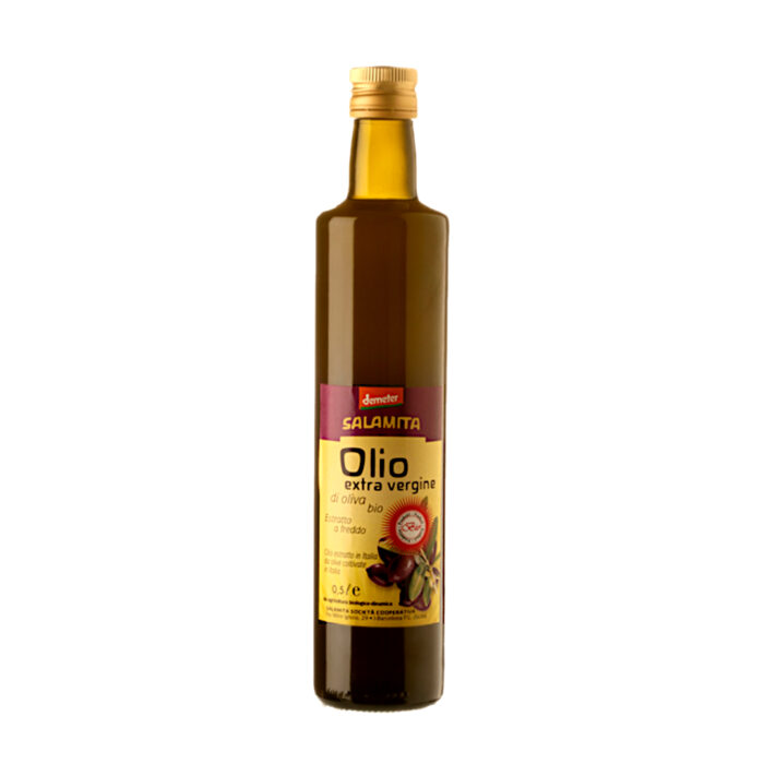 Olivolja Extra Virgin Eko 6x500ml Salamita