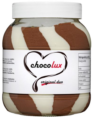 Choklad & Hasselnötscreme Mix 2x750g Chocolux