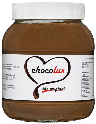 Choklad & Hasselnötscreme 2x750g Chocolux