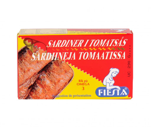 Sardiner I Tomatsås 100x125g Fiesta