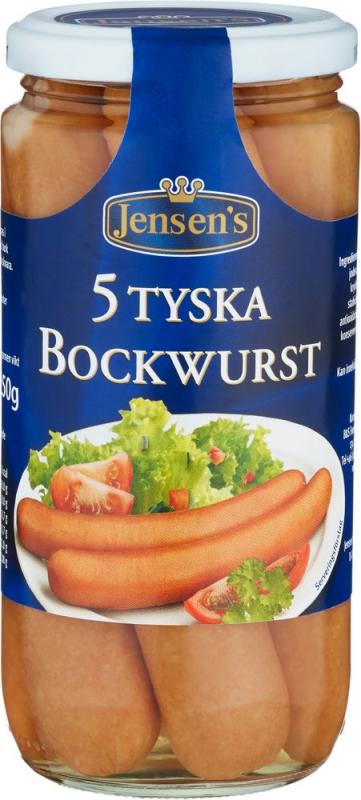 Bockwurst 12x380g Jensen´s