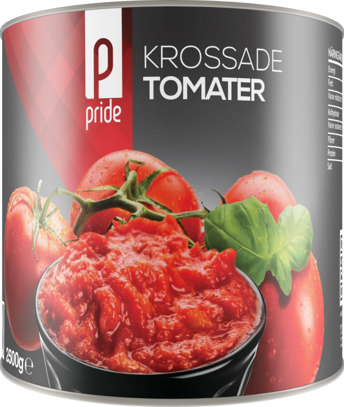 Tomater Krossade 6x2,5kg Pride