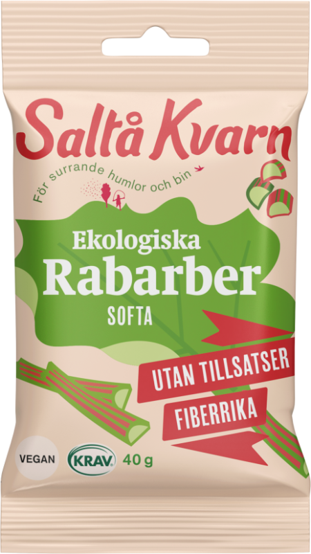 Softa Rabarber EKO 18x40g Saltå Kvarn
