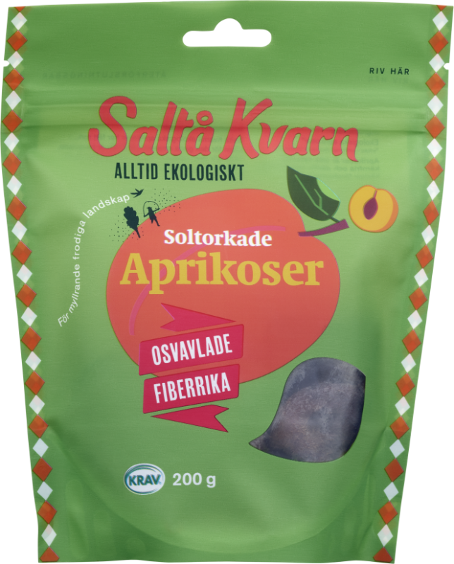 Aprikoser 3x200g Saltå Kvarn