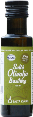 Olivolja Basilika Eko 3x100ml Saltå Kvarn