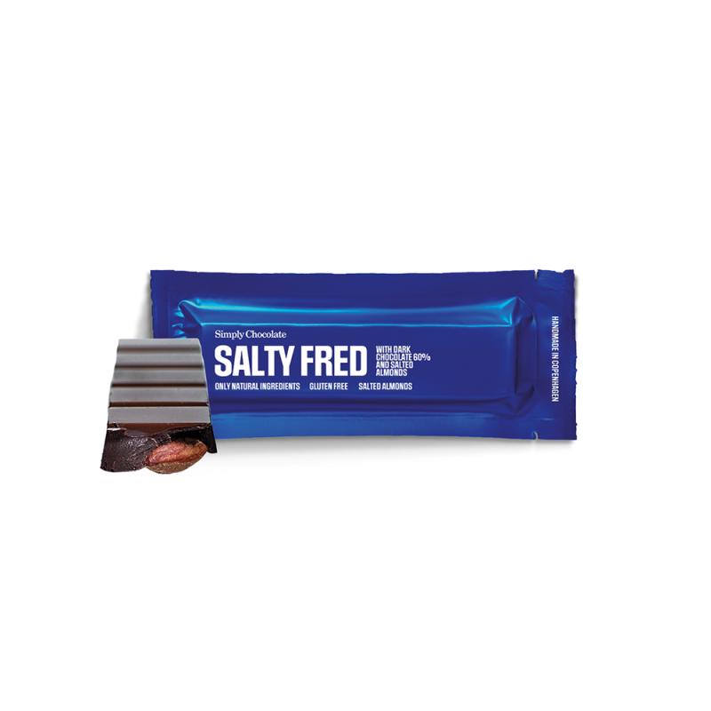 Salty Fred Bar 30x40g Simply Chocolate