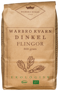 Dinkel Flingor 2x800g Warbro Kvarn