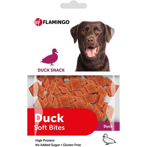 Hundgodis Chick´n Snack Ducksnack 11x85g Flamingo