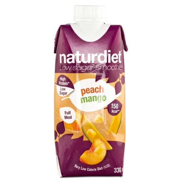 Smoothie Peach Mango 12x330ml Naturdiet